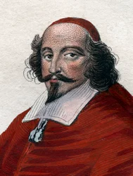 Retrato de Julio Mazarino (1602-1661), cardenal, diplomático y político franco-italiano